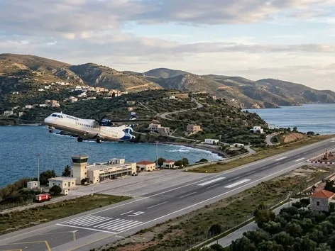 Encerramento do aeroporto de Quios em 2026: como chegar à ilha