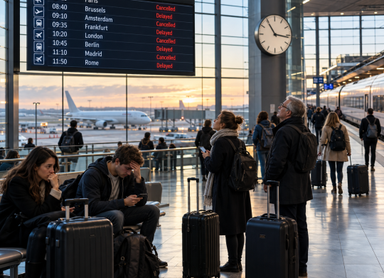 Strajki transportowe w Europie w październiku 2026: Gdzie mogą wystąpić odwołania lotów i pociągów