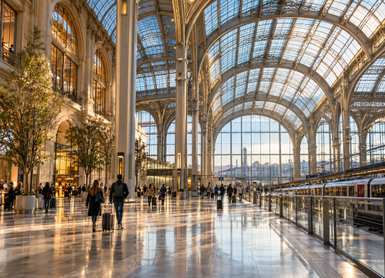 Las 7 estaciones de tren más bonitas del mundo en 2026