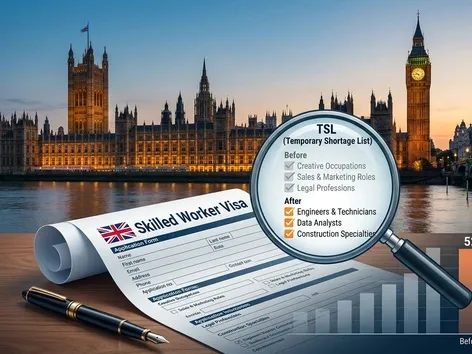 UK to Cut Shortage Occupation List for Skilled Worker Visas to 28 Roles From 2027