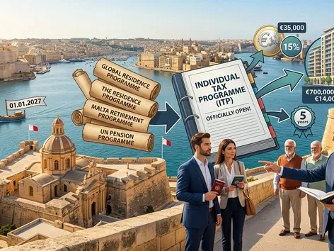 Novas regras de residência para o regime de imposto individual em Malta em 2027: O que os estrangeiros precisam de saber?
