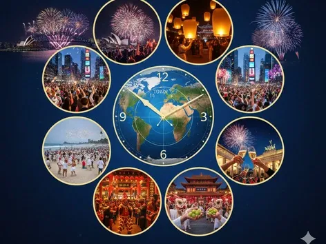 How New Year Is Celebrated Around the World: New Year Traditions in Different Countries