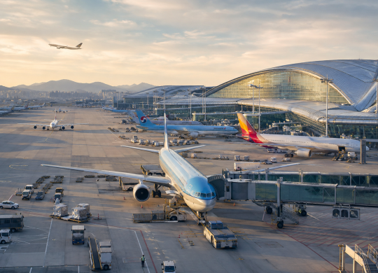 Найзавантаженіші аеропорти світу у 2026 році: Інчхон вперше вийшов на перше місце