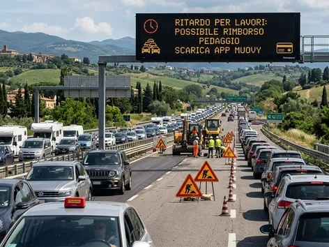 Italien führt 2026 Mautgebührenrückerstattungen bei Staus ein: Wer kann eine Entschädigung beantragen?