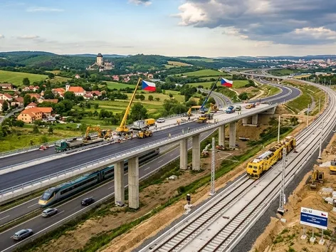 Czech Motorways and High-Speed Rail: How the Transport Network Will Change by 2042