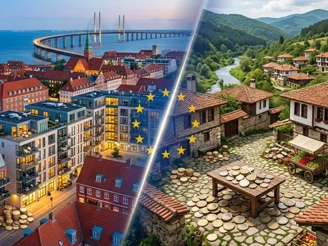 Países da UE mais caros e mais baratos para viver: Ranking do Eurostat para 2025