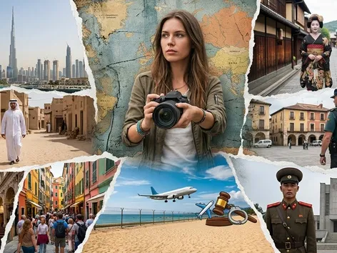 Pays où les touristes peuvent être condamnés à une amende ou à une arrestation pour avoir pris des photos